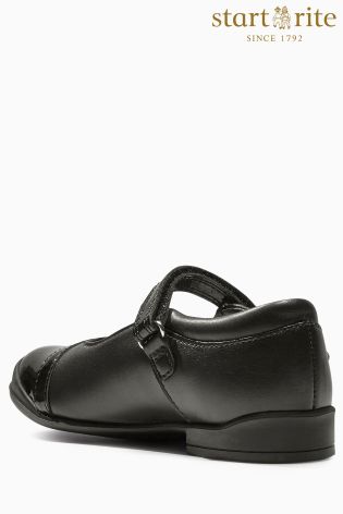 Black Start-Rite Purrfect School Shoe